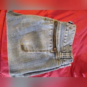 Vintage Tommy Hilfiger Yellow Zipper Pocket Straight Jeans Size 4